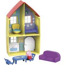 Peppa Pig Peppa'S Adventures Peppa'S Family House Playset Preschool Toy, Includes Peppa Pig Figure And 6 Accessories