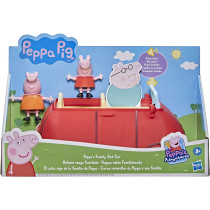 Peppa Pig Peppa'S Adventures Peppa'S Family Red Car Preschool Toy, Speech And Sound Effects, Includes 2 Figures, For Ages 3 And Up