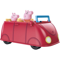 Peppa Pig Peppa'S Adventures Peppa'S Family Red Car Preschool Toy, Speech And Sound Effects, Includes 2 Figures, For Ages 3 And Up