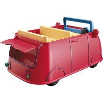 Peppa Pig Peppa'S Adventures Peppa'S Family Red Car Preschool Toy, Speech And Sound Effects, Includes 2 Figures, For Ages 3 And Up