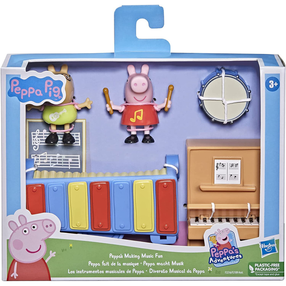 Peppa Pig Peppa'S Adventures Peppa'S Making Music Fun Preschool Toy, With 2 Figures And 3 Accessories, Ages 3 And Up