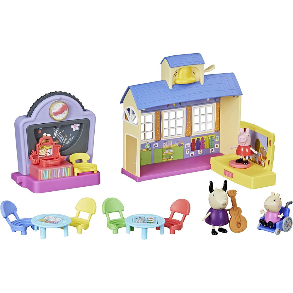 Peppa Pig Peppa'S Adventures Peppa'S School Playgroup Preschool Toy, With Speech And Sounds, For Ages 3 And Up