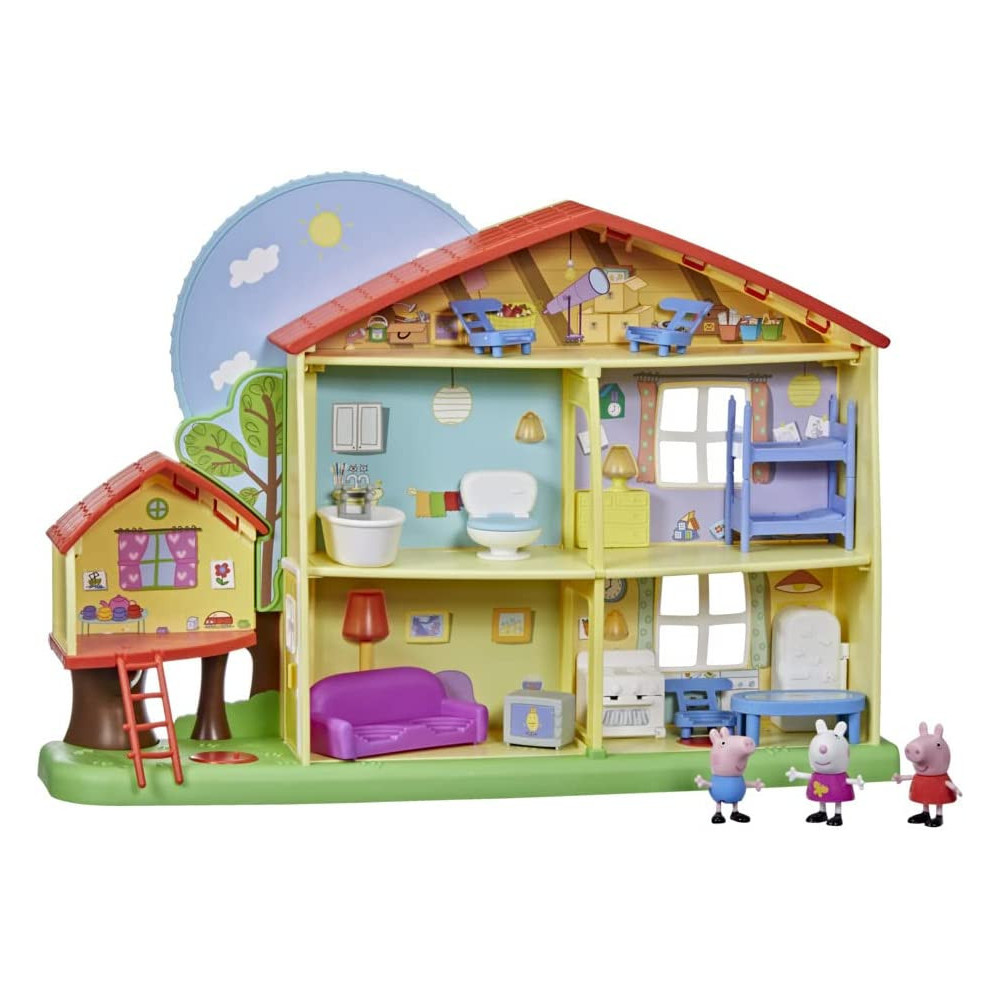 Peppa Pig Peppa'S Adventures Peppas Tag Und Nacht Haus, Vorschulspielzeug, Sprache, Licht Und Gerausche, Ab 3 Jahren, Englische Version