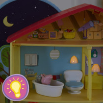 Peppa Pig Peppa'S Adventures Peppas Tag Und Nacht Haus, Vorschulspielzeug, Sprache, Licht Und Gerausche, Ab 3 Jahren, Englische Version
