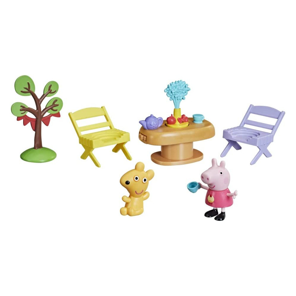 Peppa Pig Peppa'S Adventures Tea Time With Peppa Accessory Set, Peppa Pig Figure And 5 Accessories, For Ages 3 And Up