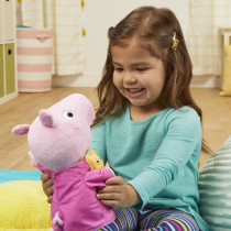 Peppa Pig Peppa'S Bedtime Lullabies Singing Plush Doll With Teddy Bear Accessory, 11 Inches High, 3 Songs, 3 Phrases, Ages 3 And Up