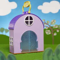 Peppa Pig Peppa'S Club Peppa'S Ice Cream Shop Preschool Playset Toy, Includes 1 Figure, 4 Accessories, Carry Handle, For Ages 3 And Up