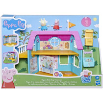 Peppa Pig Peppa'S Club Peppa'S Kids Only Clubhouse Playset Preschool Toy Sound Effects Includes 2 Figures, 7 Accessories: Ages 3 And Up, Multicolor, F35565S1