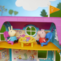 Peppa Pig Peppa'S Club Peppa'S Kids Only Clubhouse Playset Preschool Toy Sound Effects Includes 2 Figures, 7 Accessories: Ages 3 And Up, Multicolor, F35565S1