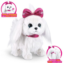 Pets Alive Lil' Paw Paw The Walking Puppy By Zuru Interactive Dog Toys That Walk, Waggle, And Barks, Interactive Plush Pet, Electronic Leash, Soft Puppy Toy For Kids And Girls