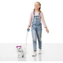 Pets Alive Lil' Paw Paw The Walking Puppy By Zuru Interactive Dog Toys That Walk, Waggle, And Barks, Interactive Plush Pet, Electronic Leash, Soft Puppy Toy For Kids And Girls