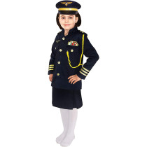 Pilot Costume Skirt Style For Girls 4 to 5 years