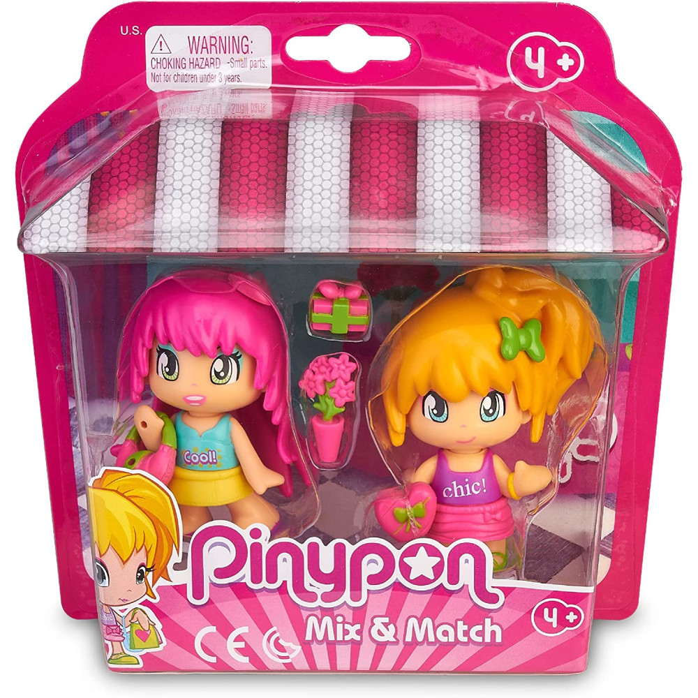 Pinypon 700015605 Shopping Friends Mini Dolls