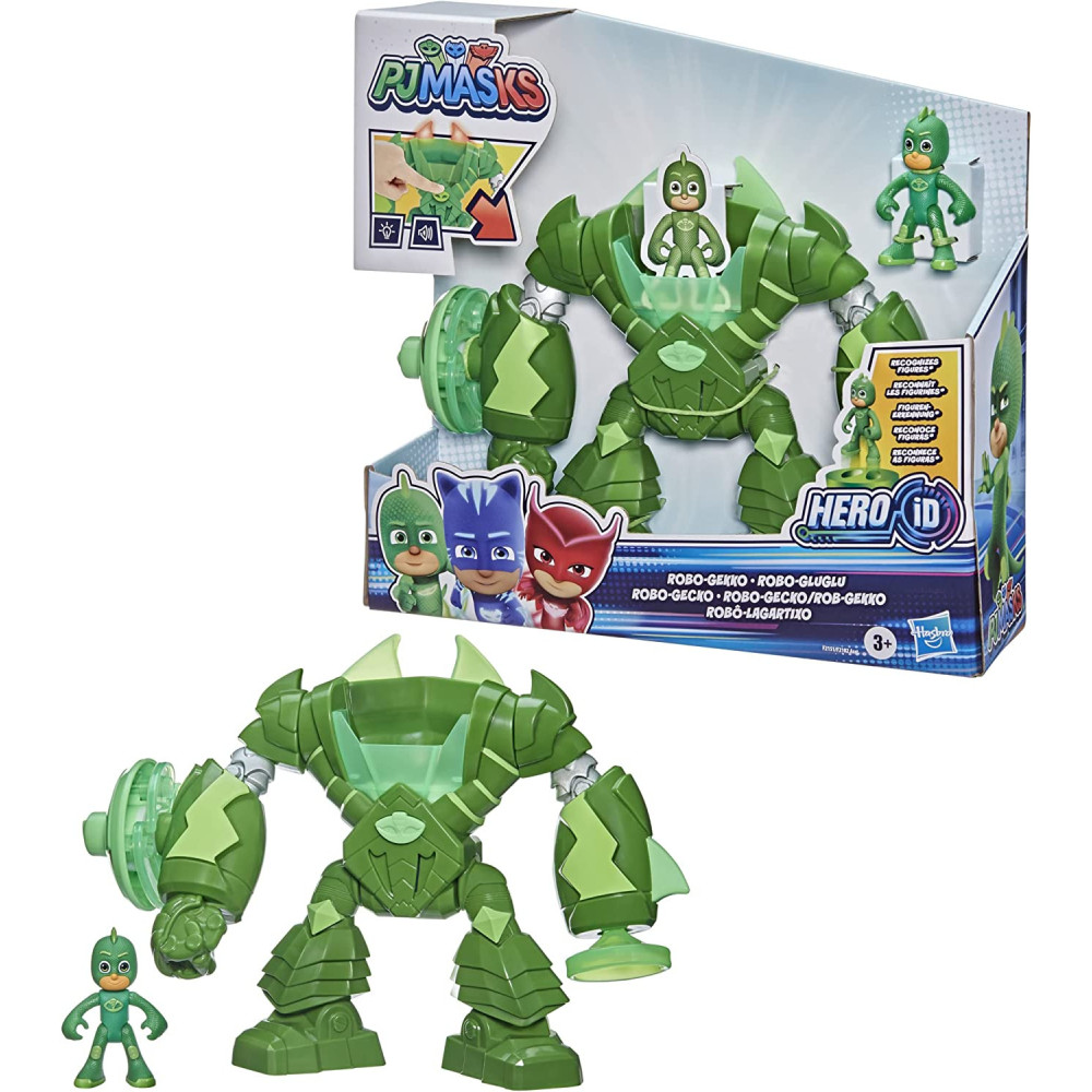 Pj Masks - Robo-Gekko - Gekko Robot Suit With Gekko Action Figure - Lights And Sounds - Kids And Preschool Toys - F2151 -Ages 3+