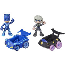 Pj Masks Catboy Vs Luna Girl Battle Racers Preschool Toy Vehicle And Action Figure Set For Kids Ages 3 And Up