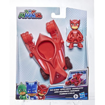 Pj Masks Owl Glider Preschool Toy, Owlette Car With Owlette Action Figure For Kids Ages 3 And Up, Multicolour, F2129, Hero Vehicle Owl Glider