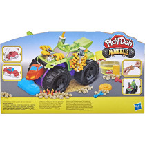 Play Doh Wheels Chompin' Monster Truck Toy For Kids 3 Years And Up With Car Accessory And 4 Non Toxic Colors Including Terrain Color, Multicolour, F1322