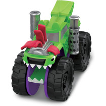 Play Doh Wheels Chompin' Monster Truck Toy For Kids 3 Years And Up With Car Accessory And 4 Non Toxic Colors Including Terrain Color, Multicolour, F1322