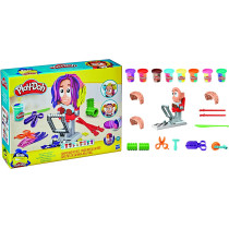 Play-Doh Crazy Cuts Stylist Hair Salon Pretend Play Toy For Kids 3 Years And Up With 8 Tri-Color Play-Doh Cans, 2 Ounces Each, Non-Toxic
