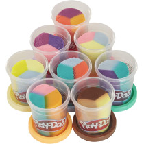 Play-Doh Crazy Cuts Stylist Hair Salon Pretend Play Toy For Kids 3 Years And Up With 8 Tri-Color Play-Doh Cans, 2 Ounces Each, Non-Toxic