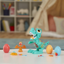 Play-Doh Dino Crew Crunchin' T-Rex Toy For Kids 3 Years And Up With Dinosaur Sounds And 3 Play-Doh Eggs