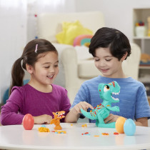 Play-Doh Dino Crew Crunchin' T-Rex Toy For Kids 3 Years And Up With Dinosaur Sounds And 3 Play-Doh Eggs