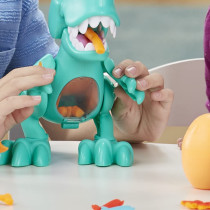 Play-Doh Dino Crew Crunchin' T-Rex Toy For Kids 3 Years And Up With Dinosaur Sounds And 3 Play-Doh Eggs