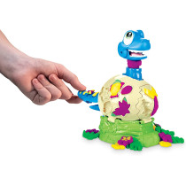 Play-Doh Dino Crew Growin' Tall Bronto Toy Dinosaur For Kids 3 Years And Up With 2 Play-Doh Eggs, 2.5 Ounces Each, Non-Toxic