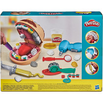 Play-Doh Drill 'N Fill Dentist Toy For Children 3 Years And Up With 8 Modelling Compound Pots, Non-Toxic, Assorted Colours
