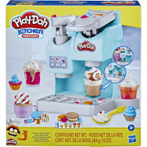 Play-Doh Kitchen Creations Colorful Cafe Playset With 5 Modeling Compound Colors, Play Food Coffee Toy For Kids 3 Years And Up, Non-Toxic