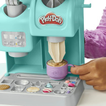 Play-Doh Kitchen Creations Colorful Cafe Playset With 5 Modeling Compound Colors, Play Food Coffee Toy For Kids 3 Years And Up, Non-Toxic