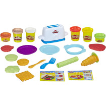 Play-Doh Kitchen Creations Toaster Creations Sandwich Play Food Set With 6 Non-Toxic Colors