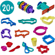 Play-Doh Large Tools And Storage Activity Set With 8 Non-Toxic Play-Doh Colors And 20-Plus Tools