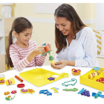 Play-Doh Large Tools And Storage Activity Set With 8 Non-Toxic Play-Doh Colors And 20-Plus Tools