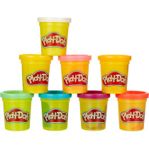 Play-Doh Rainbow Colors 8 Pack Of 2-Ounce Cans, Toys For 2 Years And Up, Arts And Crafts For Kids
