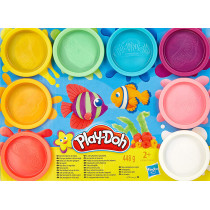 Play-Doh Rainbow Colors 8 Pack Of 2-Ounce Cans, Toys For 2 Years And Up, Arts And Crafts For Kids