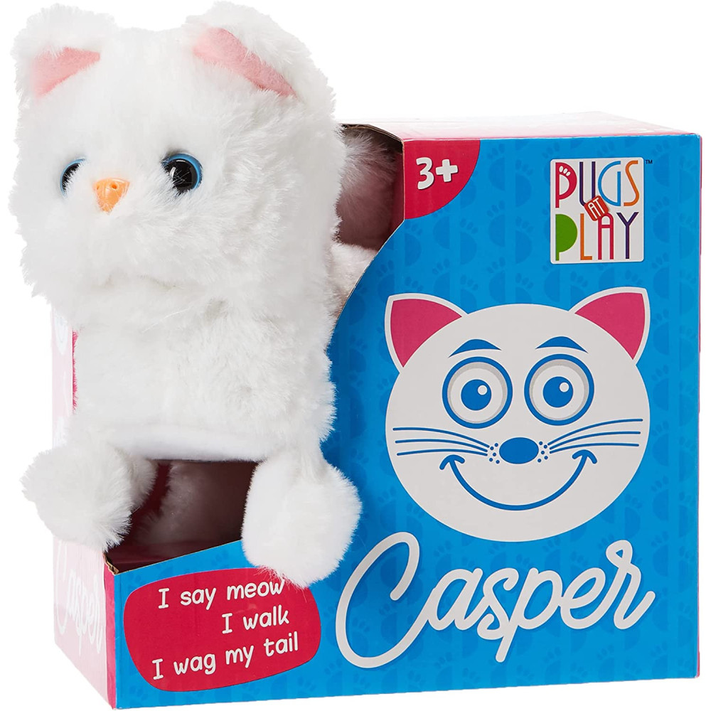 CASPER WALKING CAT, Pugs At Play