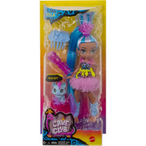 Cave Club Tella Doll (8 - 10-inch) Prehistoric Fashion Doll with Dinosaur Pet GNL86