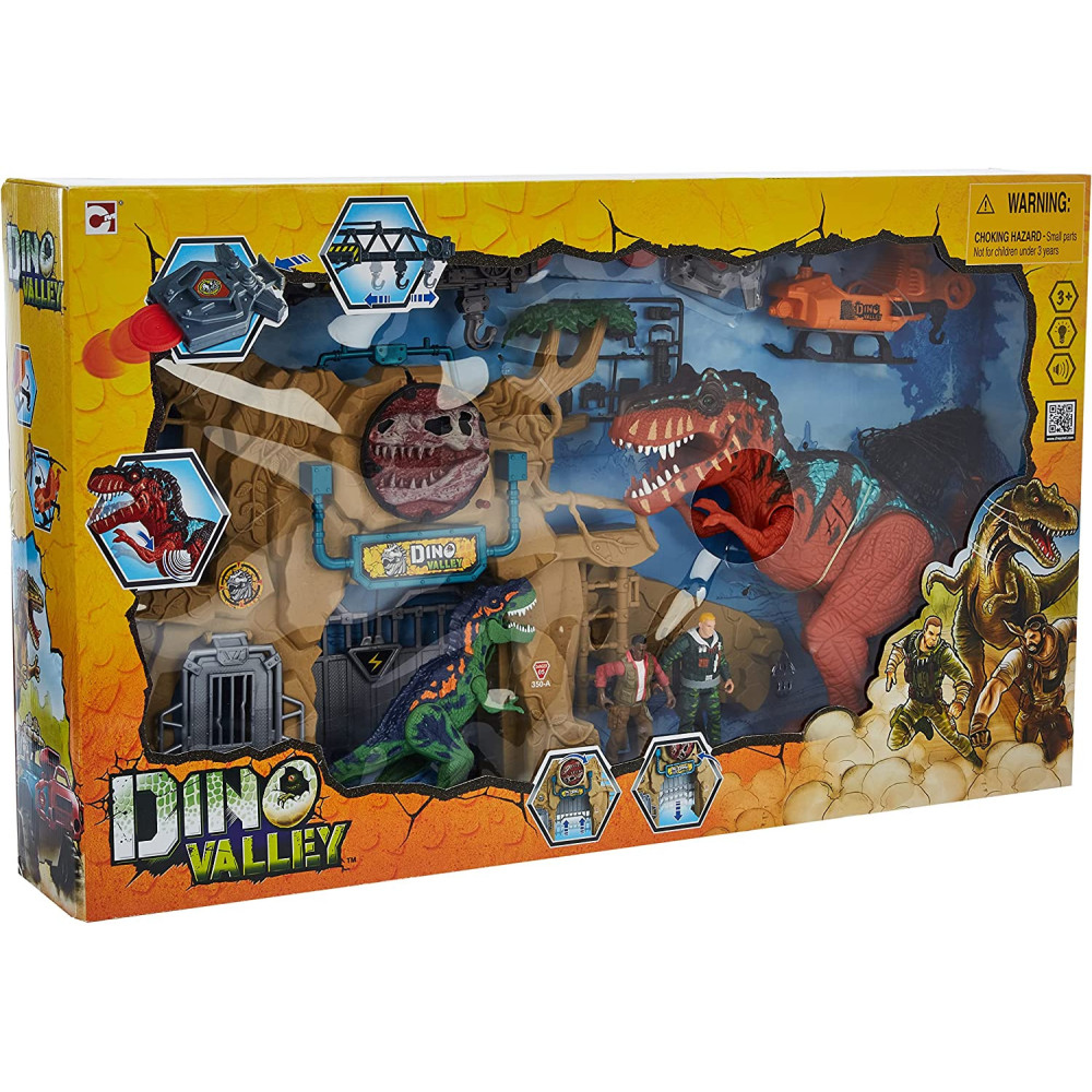 Chapmei-Dino Valley Dino Gate Breakout Playset