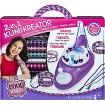 Cool Maker, 2-in-1 Kumikreator, Necklace & Friendship Bracelet Maker Activity Kit, for Ages 8 & Up