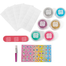 Cool Maker, GO GLAM Glitter Nails DIY Activity Kit for 5 Manicures, for Kids Aged 8 and up