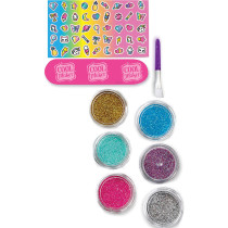 Cool Maker, GO GLAM Glitter Nails DIY Activity Kit for 5 Manicures, for Kids Aged 8 and up