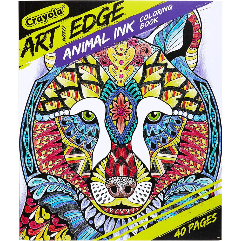 Crayola - Art With Edge, Animal Ink Doodle Activity Book