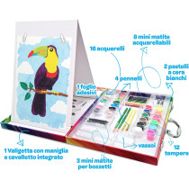CRAYOLA 04-1169-E-000 Paint & Create Easel Case, Multi