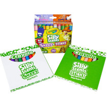 Crayola 20 ct. Silly Scents Sweet & Stinky, Washable, Broad Line Markers