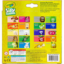 Crayola 20 ct. Silly Scents Sweet & Stinky, Washable, Broad Line Markers