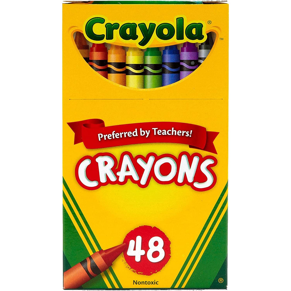 Crayola 48 Pieces Crayons Non-Peggable