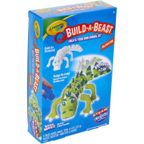 Crayola Build A Beast Gator, Model Magic Craft Kit, Steam/ Stem Learning Toys, Gift For Kids, 5, 6, 7, 8