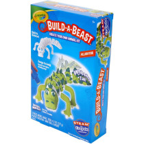 Crayola Build A Beast Gator, Model Magic Craft Kit, Steam/ Stem Learning Toys, Gift For Kids, 5, 6, 7, 8