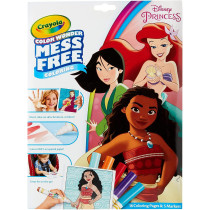 Crayola Color Wonder DISNEY Princess Coloring Book Pages & Markers, Multi-Colour, Cy75-7003
